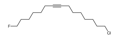 15-chloro-1-fluoro-pentadec-7-yne Structure