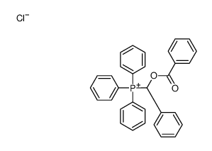 [benzoyloxy(phenyl)methyl]-triphenylphosphanium,chloride结构式