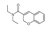 N,N-diethyl-2H-chromene-3-carboxamide结构式