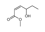 methyl 4-hydroxyhex-2-enoate Structure