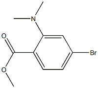 methyl 4-bromo-2-(dimethylamino)benzoate Structure