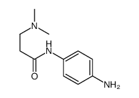 N-(4-aminophenyl)-3-(dimethylamino)propanamide结构式