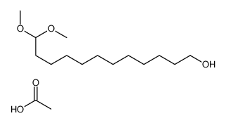 acetic acid,12,12-dimethoxydodecan-1-ol Structure