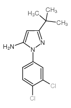 5-TERT-BUTYL-2-(3,4-DICHLORO-PHENYL)-2H-PYRAZOL-3-YLAMINE Structure