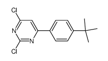 6-[4-(tert-butyl)phenyl]-2,4-dichloropyrimidine Structure