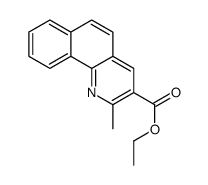 ethyl 2-methylbenzo[h]quinoline-3-carboxylate结构式