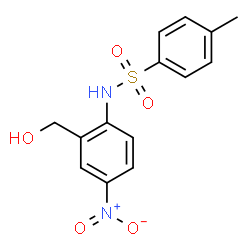 N-(2-HYDROXYMETHYL-4-NITRO-PHENYL)-4-METHYL-BENZENESULFONAMIDE结构式