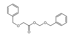 phenylmethoxymethyl 2-phenylmethoxyacetate结构式