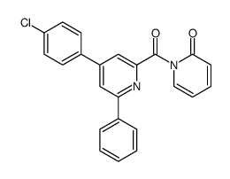 1-[4-(4-chlorophenyl)-6-phenylpyridine-2-carbonyl]pyridin-2-one Structure