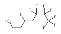 5,5,6,6,7,7,7-七氟-3-碘-1-庚醇结构式