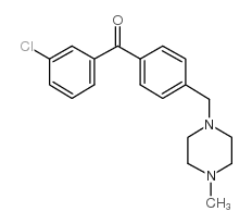 3-CHLORO-4'-(4-METHYLPIPERAZINOMETHYL) BENZOPHENONE picture