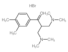 3-dimethylamino-2-(dimethylaminomethyl)-1-(3,4-dimethylphenyl)propan-1-one Structure