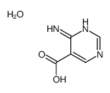 5-Pyrimidinecarboxylic acid,4-amino-,hydrate (7CI) Structure