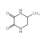 2,3-Piperazinedione,5-methyl- Structure