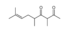 3,5,8-trimethylnon-7-ene-2,4-dione结构式