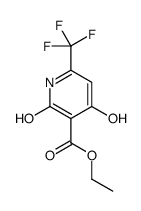 Ethyl 4-Hydroxy-2-Oxo-6-(Trifluoromethyl)-1,2-Dihydropyridine-3-Carboxylate Structure