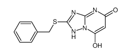 2-苄基磺酰基-[1,2,4]噻唑并[1,5-a]嘧啶-5,7-二醇结构式