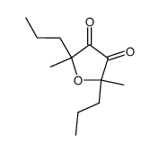 2,5-dimethyl-2,5-dipropyl-furan-3,4-dione Structure