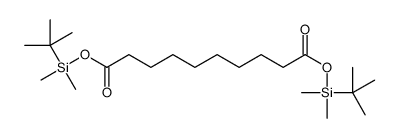 Decanedioic acid, bis(tert-butyldimethylsilyl) ester structure