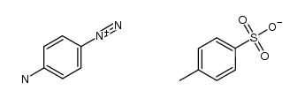 4-aminobenzenediazonium tosylate结构式