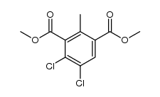 dimethyl 4,5-dichloro-2-methylisophthalate Structure