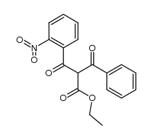 ethyl (2-nitrobenzoyl)benzoylacetate Structure