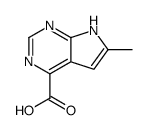 6-methyl-7H-pyrrolo[2,3-d]pyrimidine-4-carboxylic acid picture