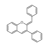 2-benzylidene-3-phenyl-2H-chromene Structure