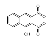 2,3-dinitronaphthalen-1-ol结构式