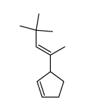 3-((E)-1,3,3-Trimethyl-but-1-enyl)-cyclopentene Structure