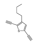 3-butyl-2,5-diethynylthiophene Structure