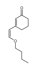 3-(2-butoxyethenyl)-2-cyclohexen-1-one结构式