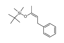 (Z)-tert-butyldimethyl((4-phenylbut-2-en-2-yl)oxy)silane结构式