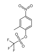 2-methyl-4-nitrophenyl trifluoromethanesulphonate结构式