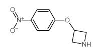 3-(4-Nitrophenoxy)azetidine结构式