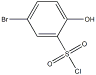 5-Bromo-2-hydroxybenzenesulfonylchloride structure