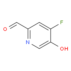 4-Fluoro-5-hydroxy-2-pyridinecarbaldehyde structure