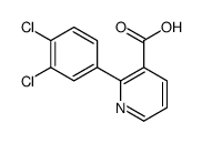 2-(3,4-dichlorophenyl)pyridine-3-carboxylic acid Structure