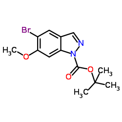 1-Boc-5-溴-6-甲氧基-1H-吲唑图片