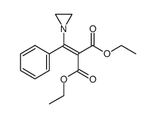 2-((aziridin-1-yl)(phenyl)methylene)malonic acid diethyl ester Structure