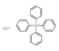 Stibonium,tetraphenyl-, hydroxide (8CI,9CI) Structure