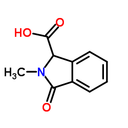 2-Methyl-3-oxo-2,3-dihydro-1H-isoindole-1-carboxylic acid图片