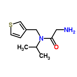 N-Isopropyl-N-(3-thienylmethyl)glycinamide Structure