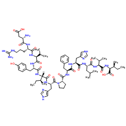 Angiotensin (1-12) (human) trifluoroacetate salt结构式