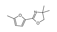 4,4-dimethyl-2-(5-methylfuran-2-yl)-5H-1,3-oxazole Structure