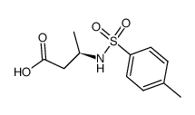 (3R)-3-(tosylamino)butanoic acid结构式