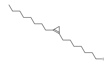 1-(7-iodoheptyl)-2-octylcycloprop-1-ene Structure