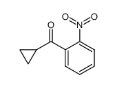 o-nitrophenyl cyclopropyl ketone结构式