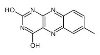 7-methyl-1H-benzo[g]pteridine-2,4-dione结构式