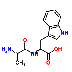 H-Ala-Trp-OH structure